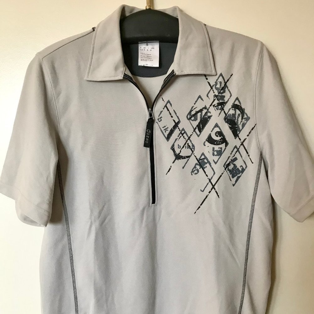 Gonso Cycling Jersey – Light Gray – Women’s US Size M – Front Zip